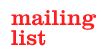 mailing list
